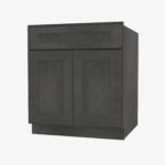 Without Drawer AA-S2421B-34 Forevermark Blaze Black Shaker - Image 6