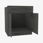 Without Drawer AA-S2421B-34 Forevermark Blaze Black Shaker - Image 7
