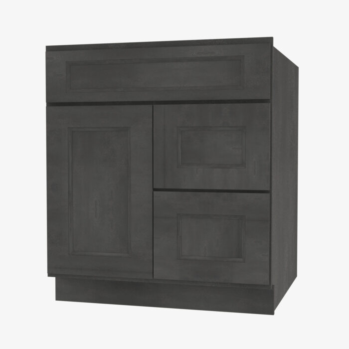 Forevermark TS S3021DR 34 12 Single Door Cabinets 30 Inch Combo Vanity with Right Drawer Townsquare Grey Grey 30 Inch Cabinet 2