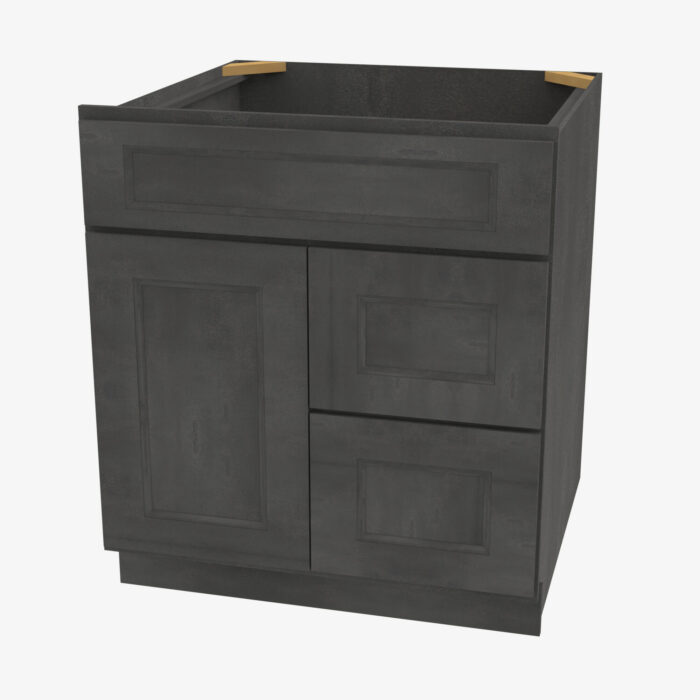 Forevermark TS S3021DR 34 12 Single Door Cabinets 30 Inch Combo Vanity with Right Drawer Townsquare Grey Grey 30 Inch Cabinet 6