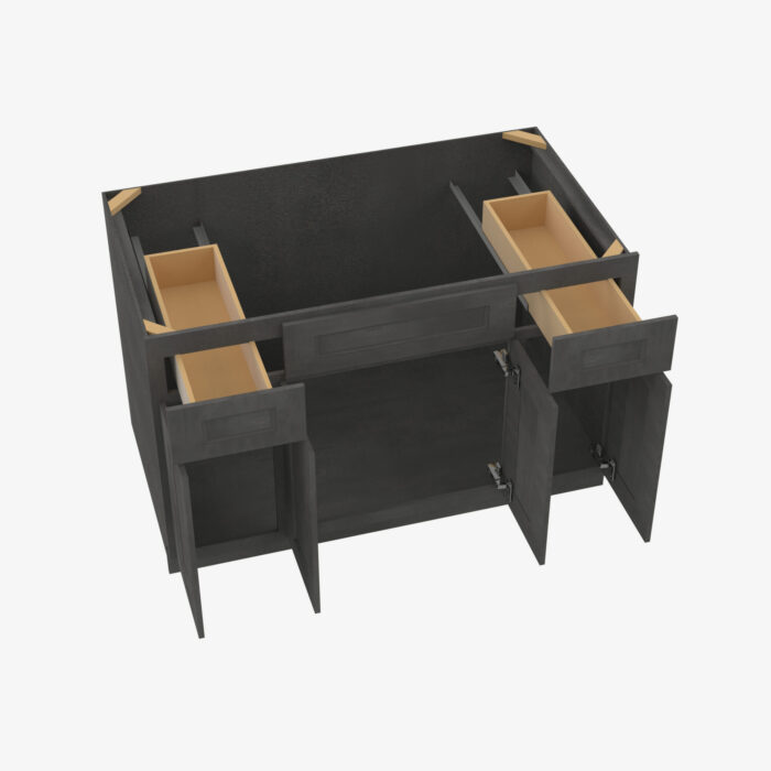 Vanity Drawer Packs AA-S4821B12D-34-1-2 Forevermark Blaze Black Shaker - Image 7
