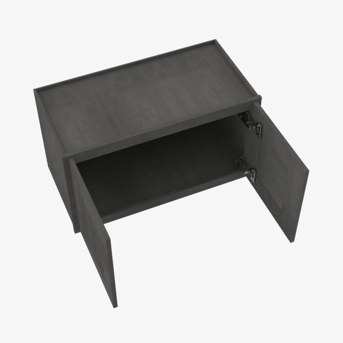 Forevermark TS W2415B Double Door 24 Inch Wall Cabinet Townsquare Grey Grey 24 Inch Cabinet 6