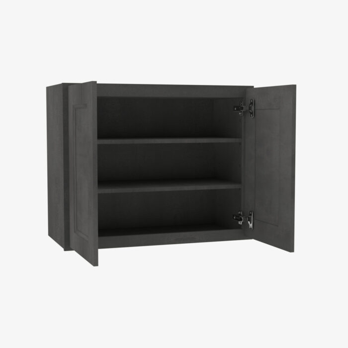 Forevermark TS W2430B Double Door 24 Inch Wall Cabinet Townsquare Grey Grey 24 Inch Cabinet 3