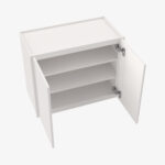 Double (Butt) Door Cabinet PW-W3036B Forevermark Petit White
