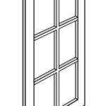 WxGD GlassDoor With Mullion 1