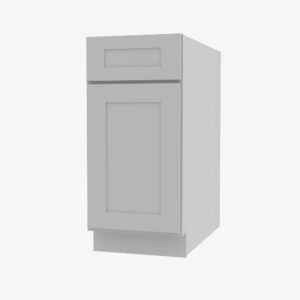 ab b15 single door 15 inch base cabinet lait gray shaker
