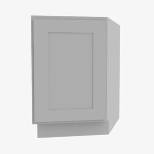 ab btc12r single door 12 inch base transitional cabinet right lait gray shaker 1