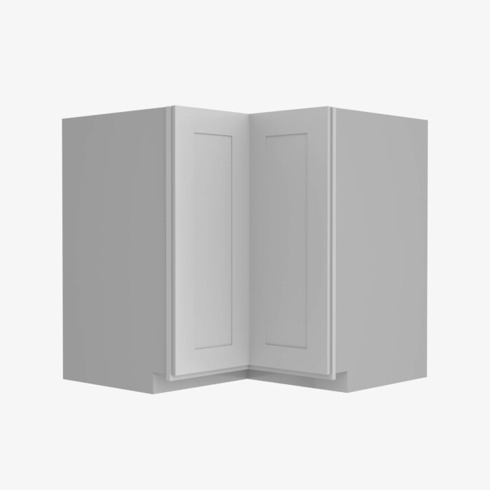 ab ls3612 single door 36 inch lazy susan base cabinet lait grey shaker