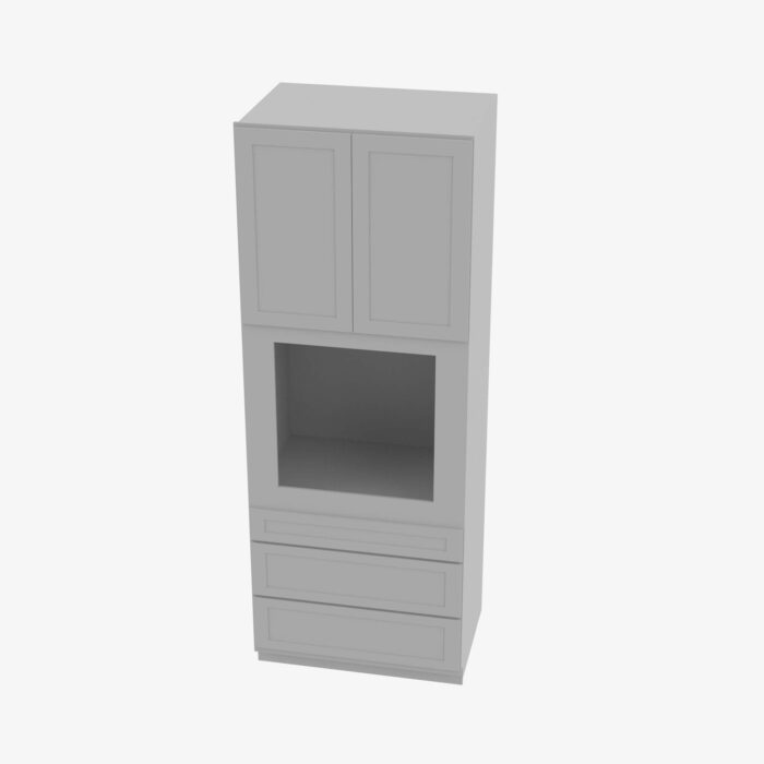ab oc3384b double door 33 inch tall oven cabinet lait grey shaker