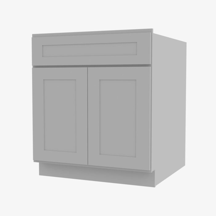 ab sb36b double door 36 inch sink base cabinet lait grey shaker