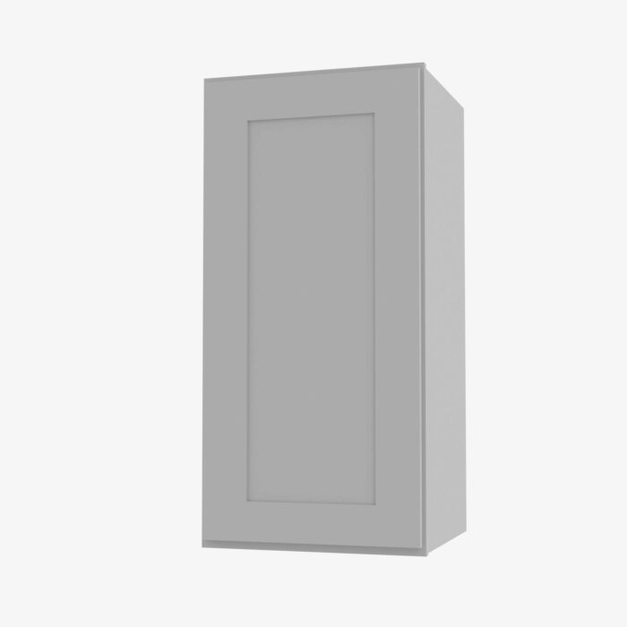 ab w1536 single door 15 inch wall cabinet lait grey shaker