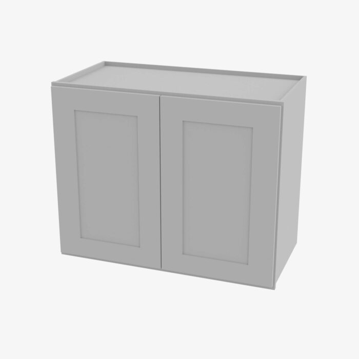ab w3042b double door 30 inch wall cabinet lait grey shaker