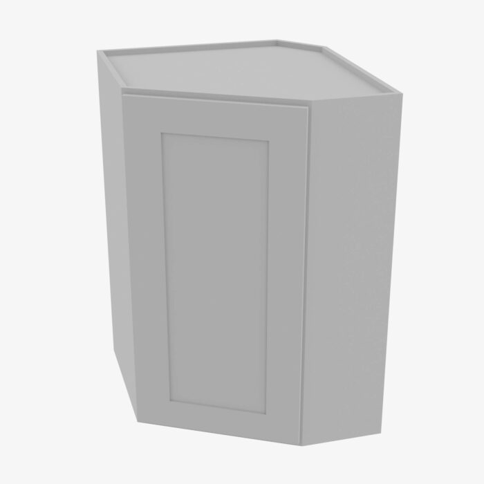 ab wdc2430 single door 24 inch wall diagonal corner cabinet lait grey shaker