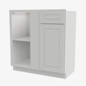 gw bblc42 45 39w double door 39 inch base blind corner cabinet gramercy white
