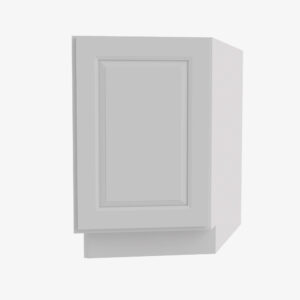 gw btc12r single door 12 inch base transitional cabinet right gramercy white