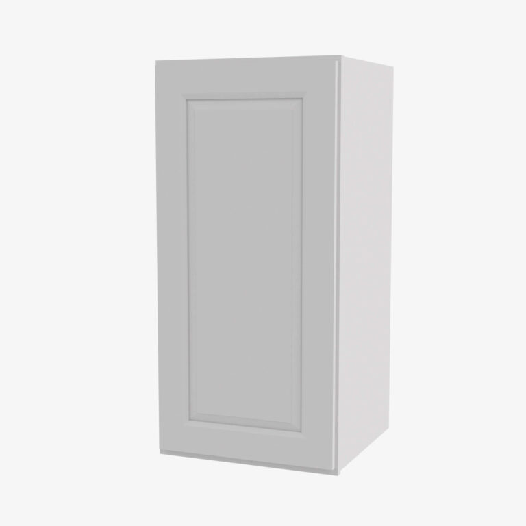gw w2136 single door 21 inch wall cabinet gramercy white