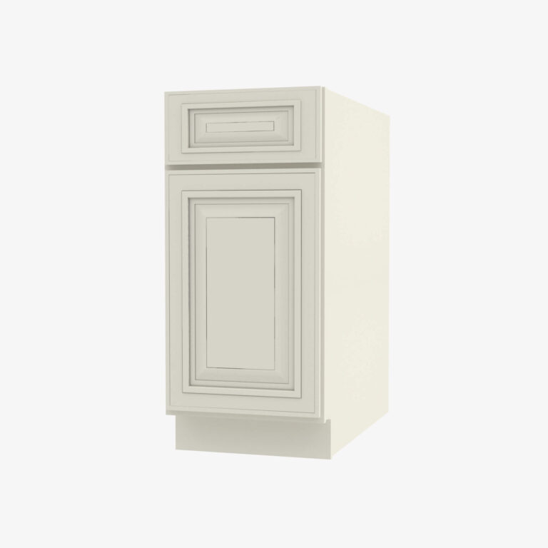 sl b15 single door 15 inch base cabinet signature pearl
