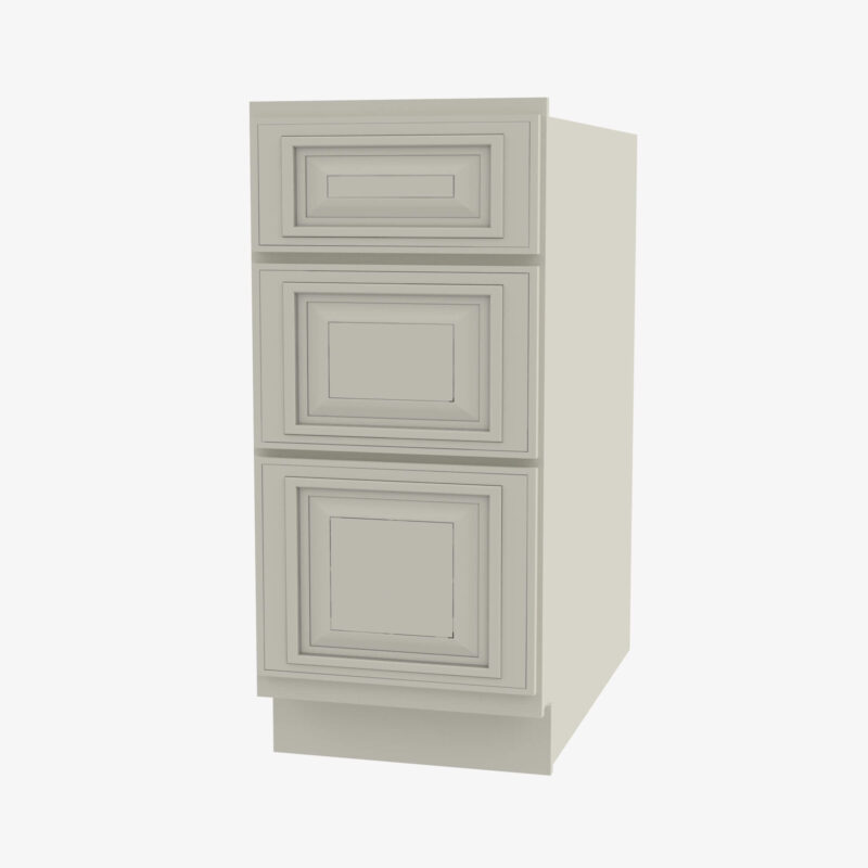 sl db303 30 inch 3 drawer pack base cabinet signature pearl
