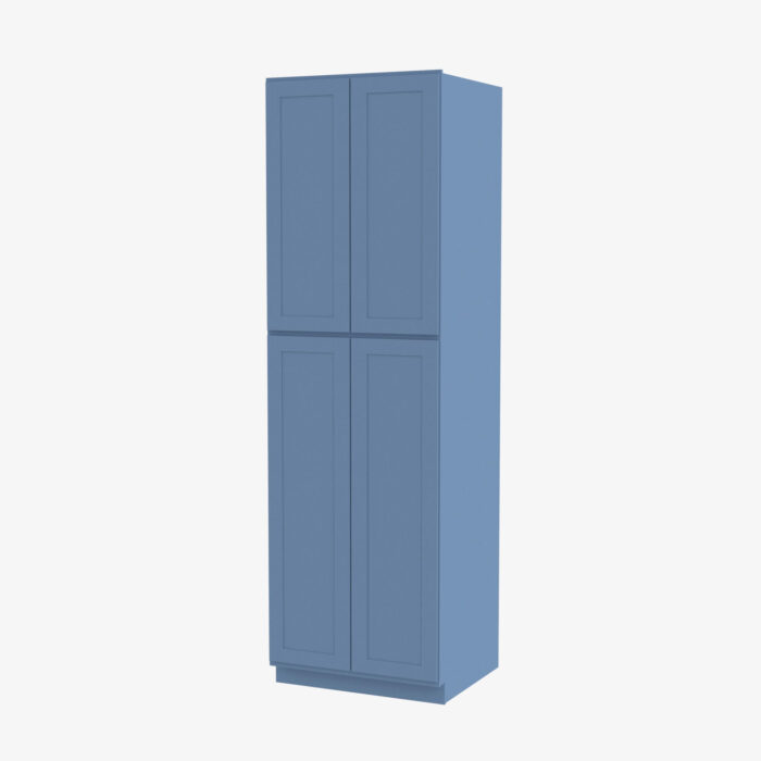 tall wall pantry cabinet with butt doors axb wp2484b