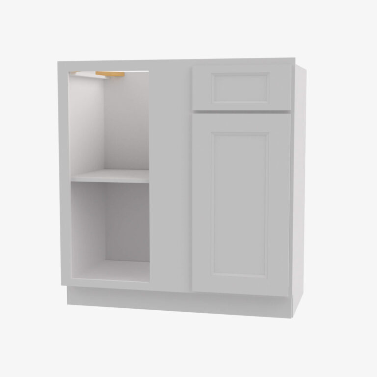 tw bblc39 42 36w double door 36 inch base blind corner cabinet uptown white