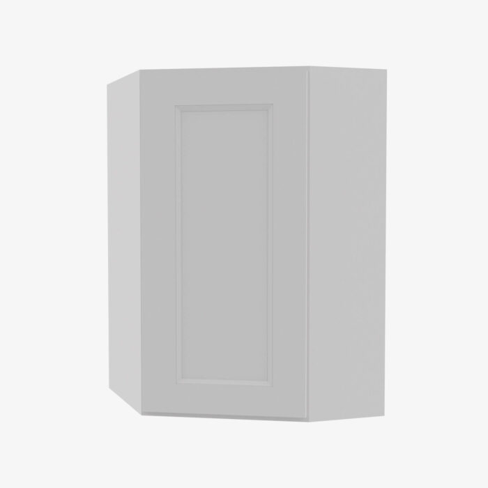 tw wdc2442 single door 24 inch wall diagonal corner cabinet uptown white