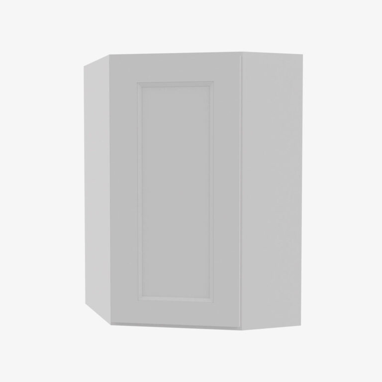 tw wdc2442 single door 24 inch wall diagonal corner cabinet uptown white