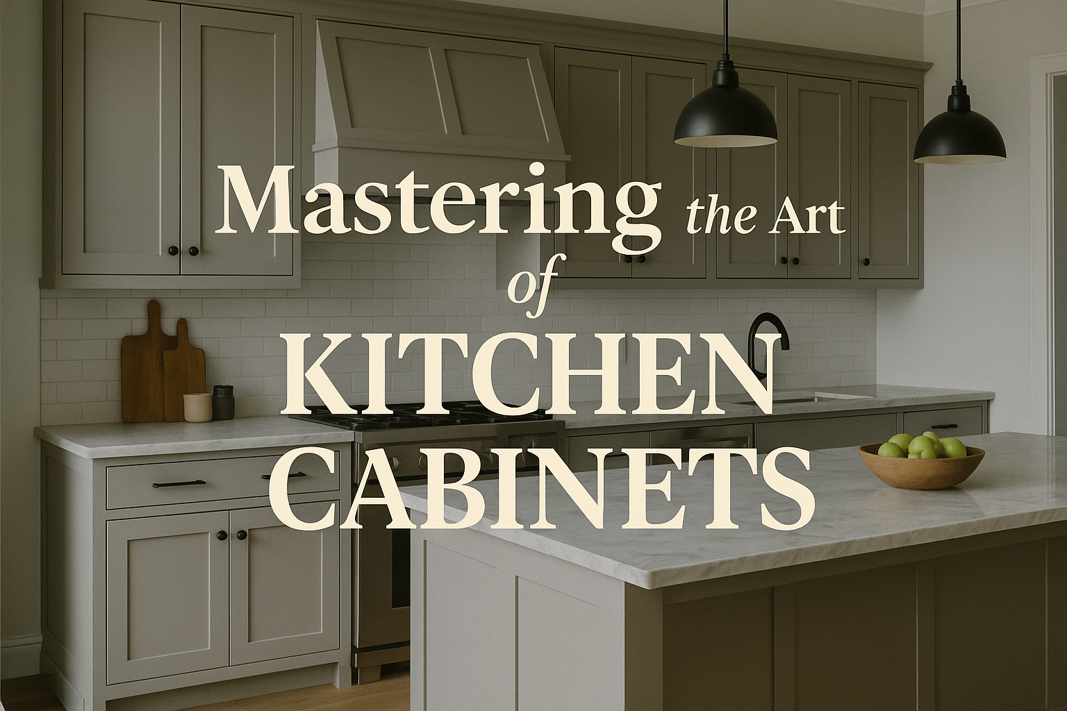 Mastering the Art of Kitchen Cabinet Assembly