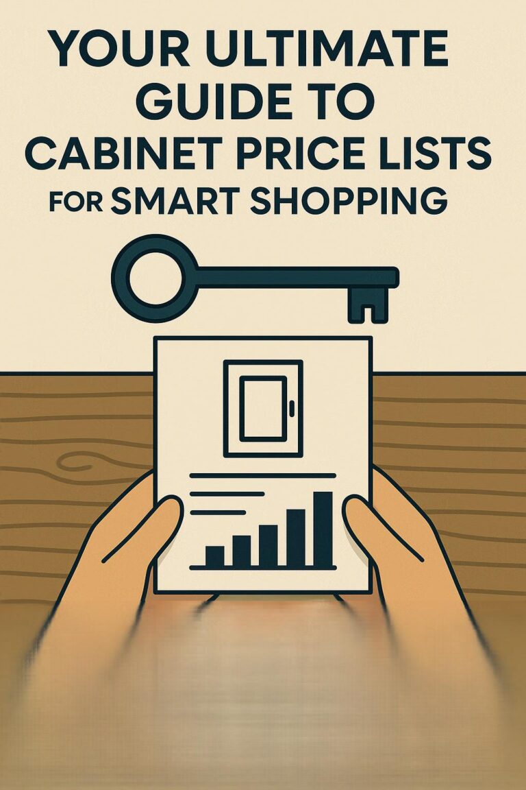 Your Ultimate Guide to Cabinet Price Lists for Smart Shopping