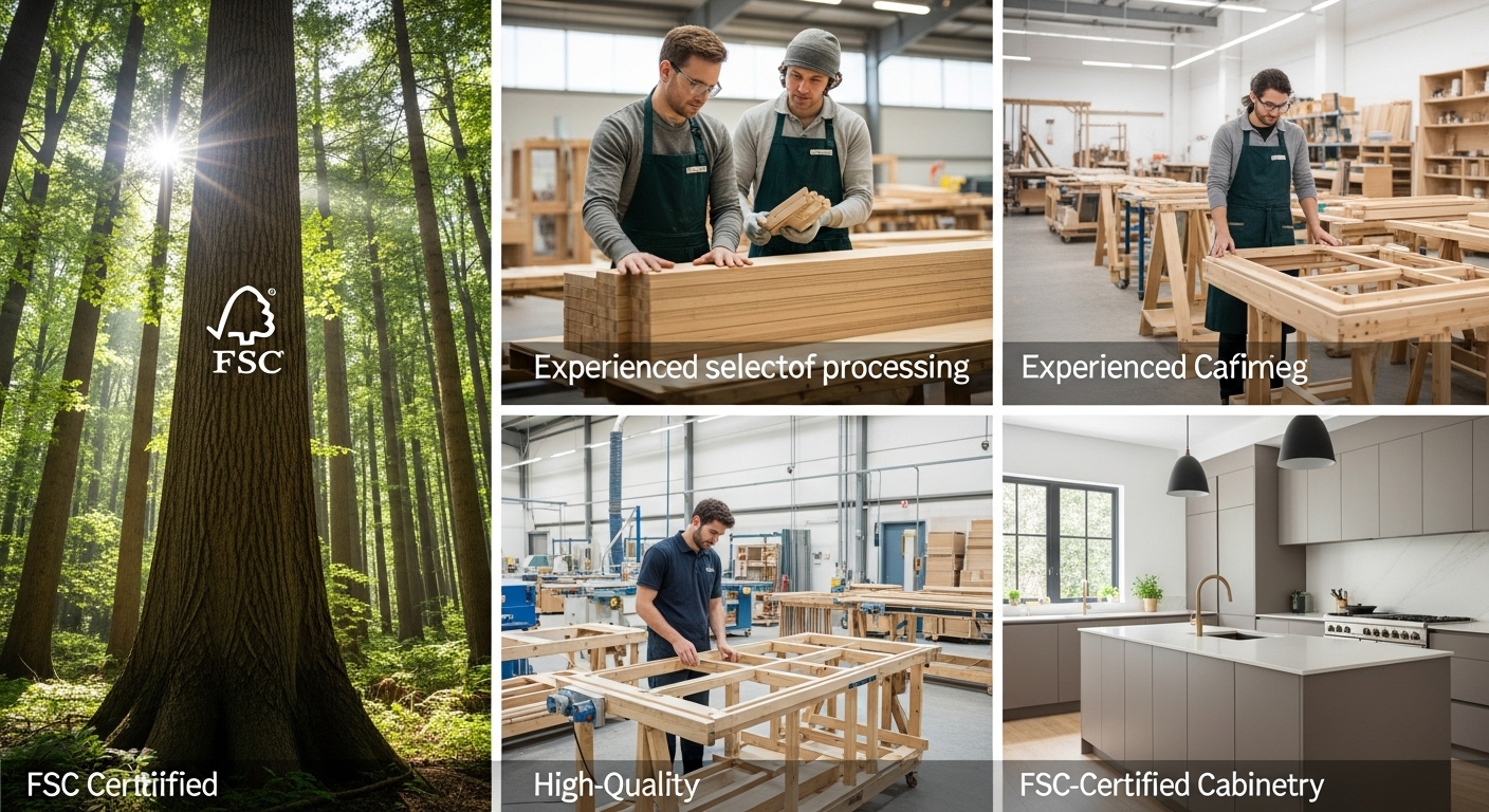 The Journey of FSC-Certified Cabinetry: From Forest to Home 3 FSC Certified Cabinetry