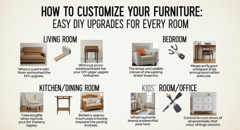 How to Customize Your Furniture Easy DIY Upgrades for Every Room