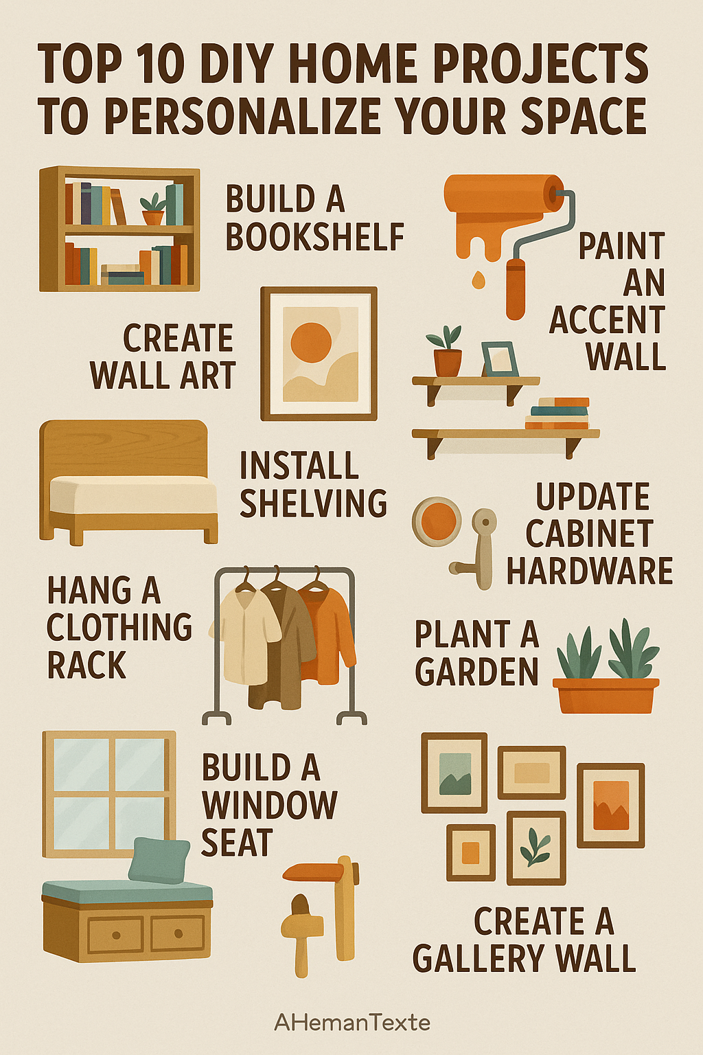 Top 10 DIY Home Projects to Personalize Your Space