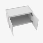 TW-W2712B Single Door Cabinets 27 Inch Wall Cabinet | Uptown White