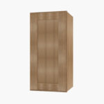 AR-W1212 Single Door Cabinets 12 Inch Wall Cabinet | Woodland Brown Shaker - Image 6