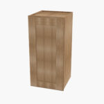 AR-W1212 Single Door Cabinets 12 Inch Wall Cabinet | Woodland Brown Shaker - Image 7