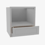 AB-B24MW 30W 24 Inch Microwave Base Cabinet | Lait Gray Shaker - Image 9