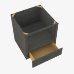 AG-B24MW 30W 24 Inch Microwave Base Cabinet | Greystone Shaker - Image 7