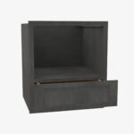 AA-B27MW 30W 27 Inch Microwave Base Cabinet | Blaze Black Shaker - Image 8