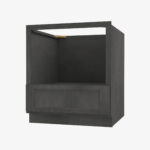 AA-B27MW 30W 27 Inch Microwave Base Cabinet | Blaze Black Shaker - Image 9