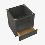 AA-B27MW 30W 27 Inch Microwave Base Cabinet | Blaze Black Shaker - Image 11