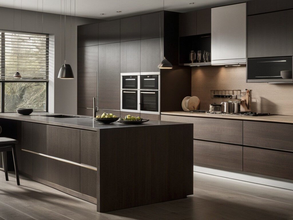 Black Kitchen Cabinets 1
